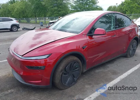 2026 Tesla Model Y Long Range Dual Motor All-Wheel Drive/Long Range Launch Series from USA, damaged, VIN 7SAYGDEE2TF334260
